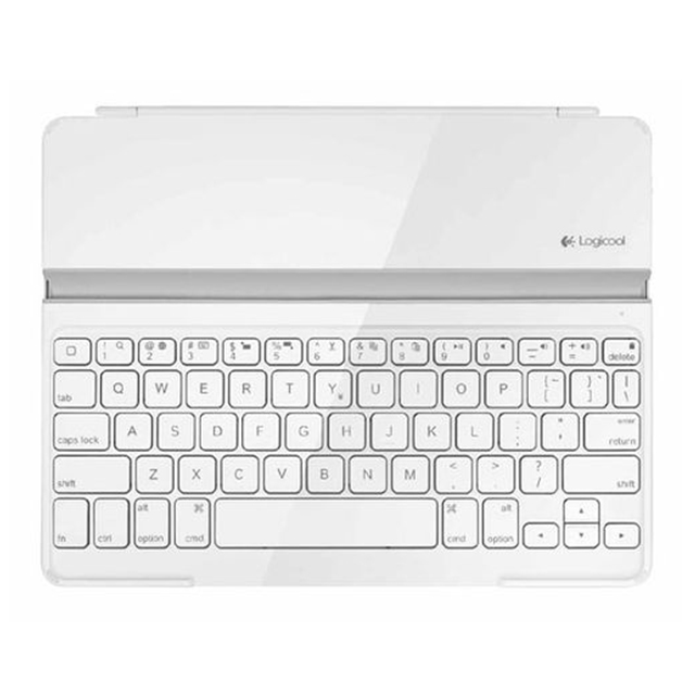 【iPad(第3世代/第4世代) iPad2】ロジクール ウルトラスリム キーボードカバー ホワイトサブ画像