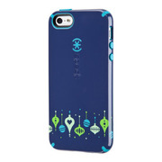 【iPhone5s/5 ケース】CandyShell BeBaubled Midnight Blue/Peacock Blue