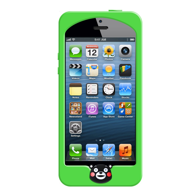 【iPhone5s/5 ケース】GWSPC KUMAMON1 GREENサブ画像