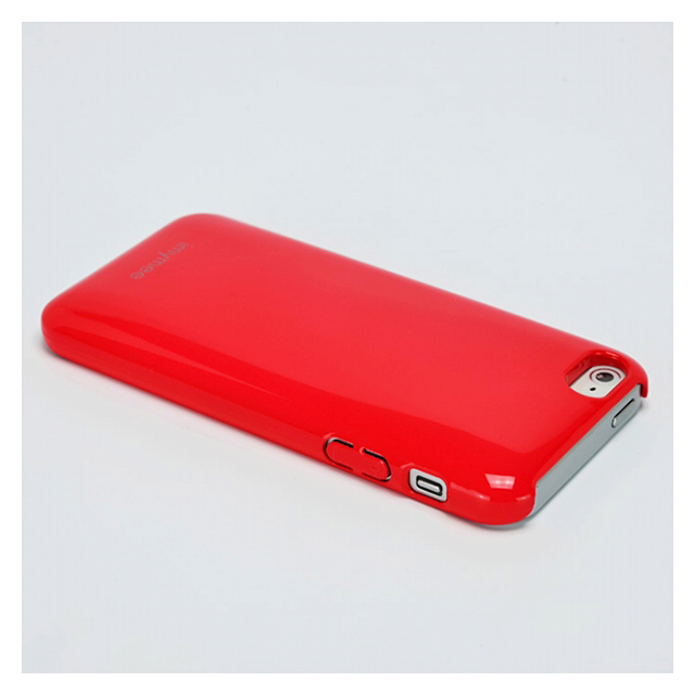 【iPhone5s/5 ケース】ICカード内部収納型ケース『LOCO High Glossy Case』(レッド)サブ画像