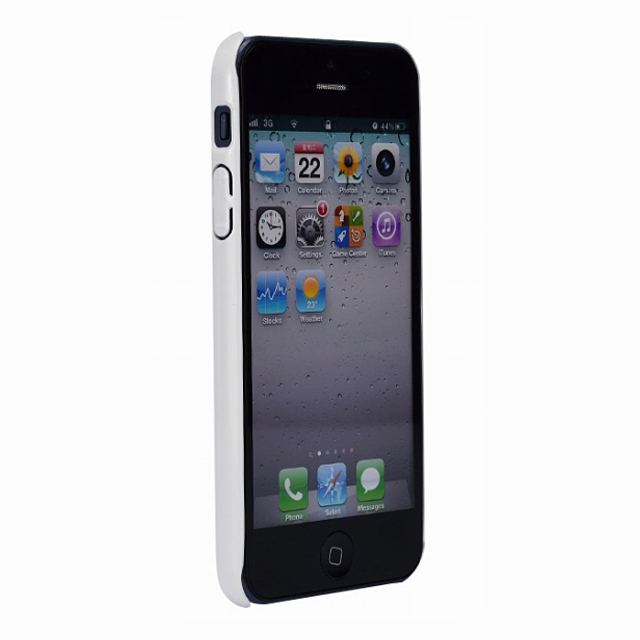 【iPhone5s/5 ケース】ICカード内部収納型ケース『LOCO High Glossy Case』(ホワイト)サブ画像