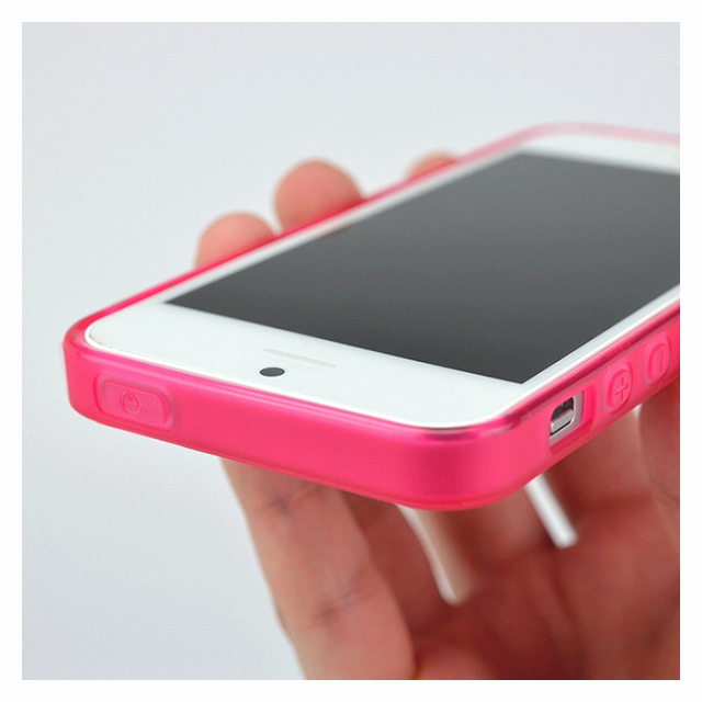 【iPhone5s/5 ケース】防塵ソフトケース『Dustproof Smooth Cover』(マゼンタ)サブ画像