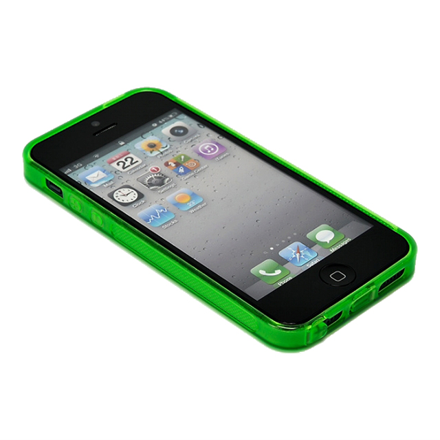 【iPhone5s/5 ケース】防塵ソフトケース『Dustproof Smooth Cover』(グリーン)サブ画像