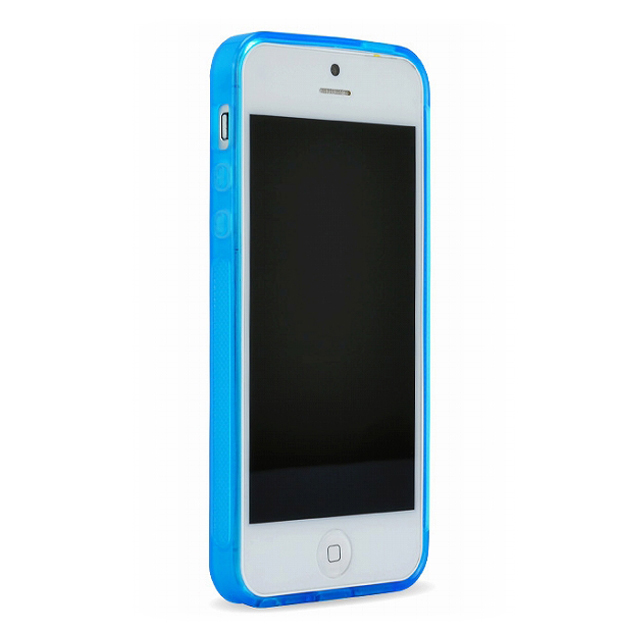 【iPhone5s/5 ケース】防塵ソフトケース『Dustproof Smooth Cover』(ブルー)サブ画像