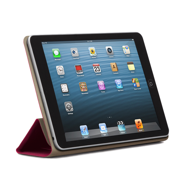 【iPad mini(初代) ケース】Tuxedo Case, Ruby Red / Beigeサブ画像