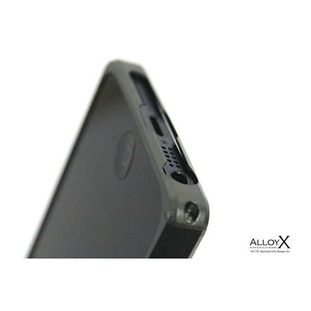 【iPhoneSE(第1世代)/5s/5 ケース】Alloy X (Black)サブ画像