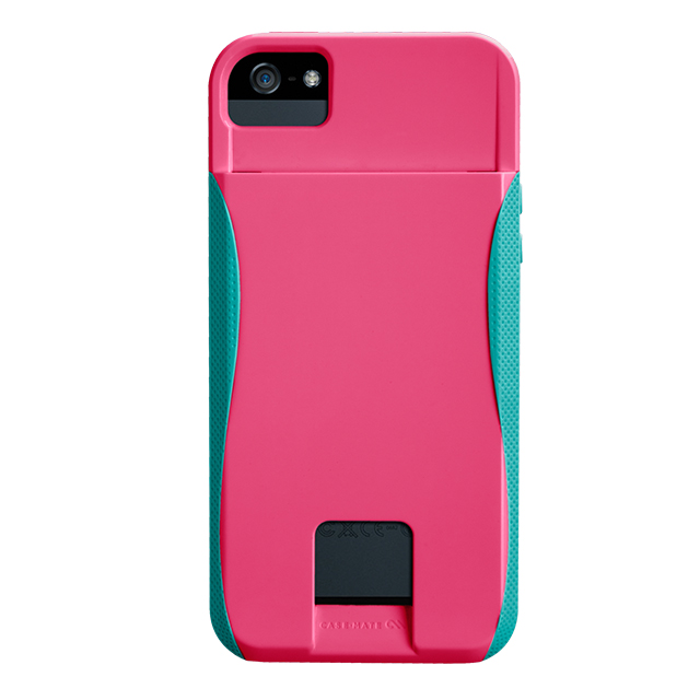 【iPhoneSE(第1世代)/5s/5 ケース】POP! ID Case, Lipstick Pink/Pool Blueサブ画像