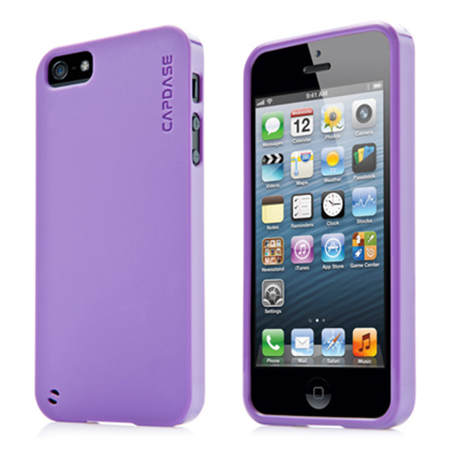 【iPhoneSE(第1世代)/5s/5 ケース】Soft Jacket 2 XPOSE with Screen Guard, Solid Purpleサブ画像