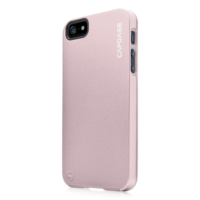 【iPhoneSE(第1世代)/5s/5 ケース】Alumor Metal Case with Screen Protector, Light Pink
