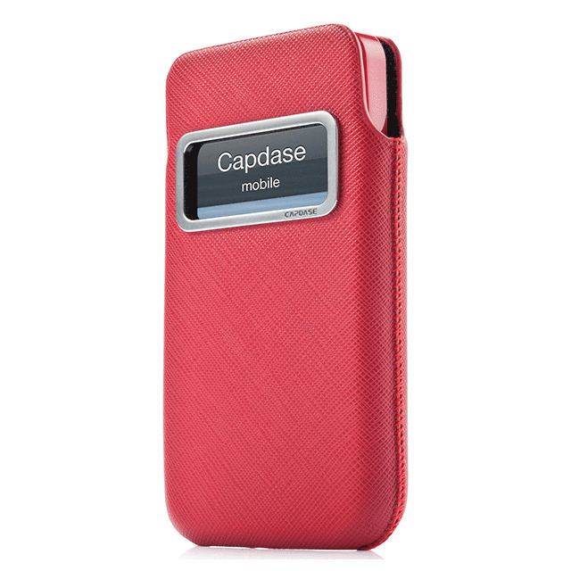 【iPhoneSE(第1世代)/5s/5 ケース】id Pocket Value Set Solid Red Xpose + Luxe XL