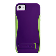 【iPhoneSE(第1世代)/5s/5 ケース】POP! with Stand Case (Violet Purple/Chartreuse Green)