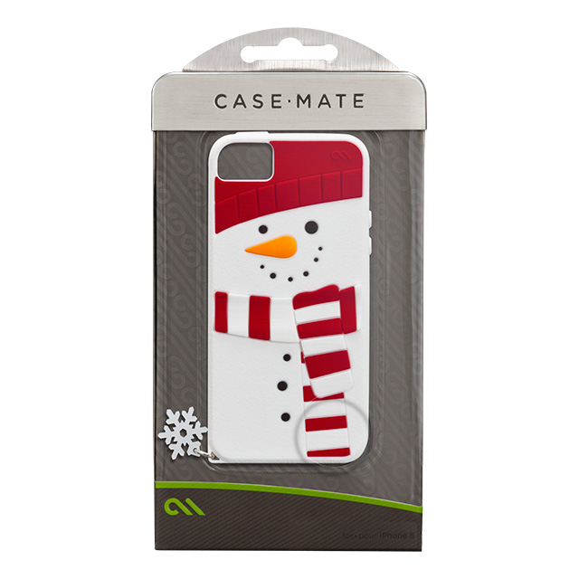 【iPhoneSE(第1世代)/5s/5 ケース】Creatures (Snowman Case, White)goods_nameサブ画像