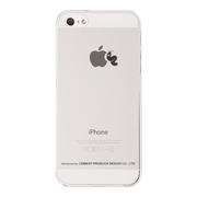 【iPhoneSE(第1世代)/5s/5 ケース】iTattoo Larva Loves Apple WHITE