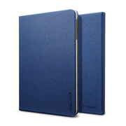 【iPad mini(第1世代) ケース】iPM Faux Leather Case HardBook Series Navy