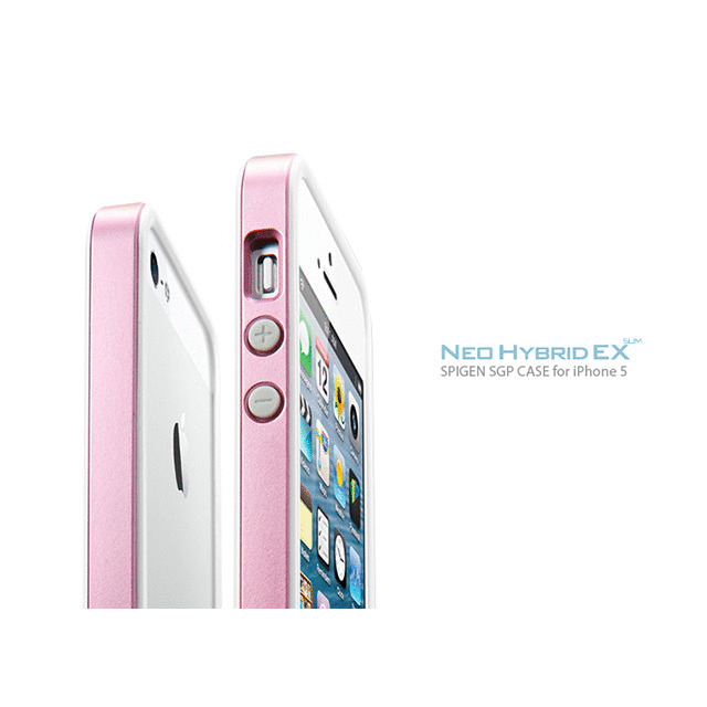 【iPhoneSE(第1世代)/5s/5 ケース】Neo Hybrid EX SLIM Metal Series (Metal Pink)サブ画像