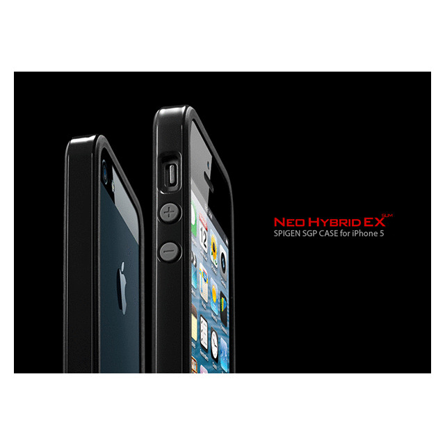 【iPhoneSE(第1世代)/5s/5 ケース】Neo Hybrid EX SLIM Vivid Series (Soul Black)goods_nameサブ画像