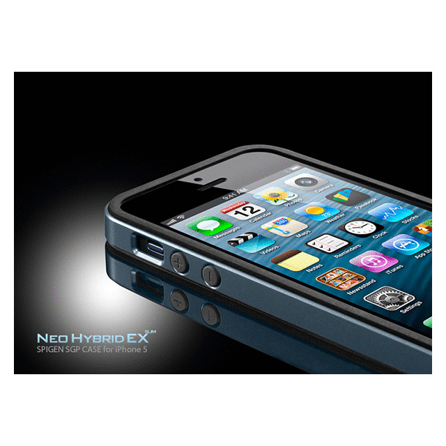 【iPhoneSE(第1世代)/5s/5 ケース】Neo Hybrid EX SLIM Metal Series (Metal Slate)サブ画像