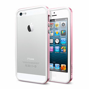 【iPhoneSE(第1世代)/5s/5 ケース】Neo Hybrid EX SLIM Metal Series (Metal Pink)