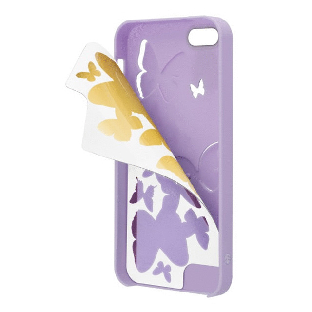【iPhone5s/5 ケース】KIRIGAMI (Butterfly) Lavender Wingsサブ画像