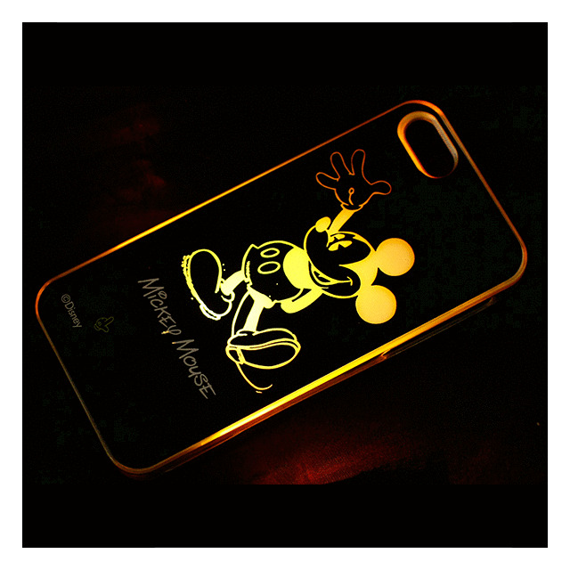 【iPhone5 ケース】光るディズニーライトケース ミッキーキスサブ画像