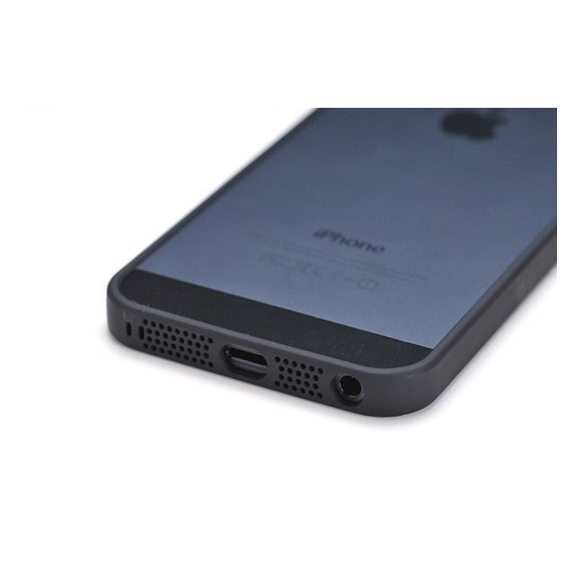 【iPhoneSE(第1世代)/5s/5 ケース】ThinEdge frame case (Matte Black)サブ画像