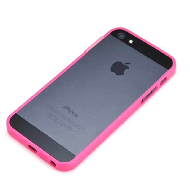【iPhoneSE(第1世代)/5s/5 ケース】ThinEdge frame case (Matte Pink)サブ画像