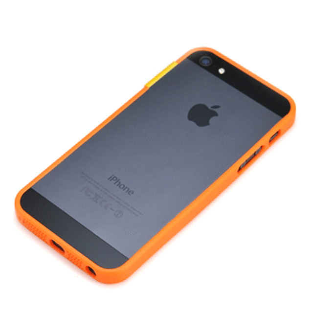 【iPhoneSE(第1世代)/5s/5 ケース】ThinEdge frame case (Matte Orange)サブ画像
