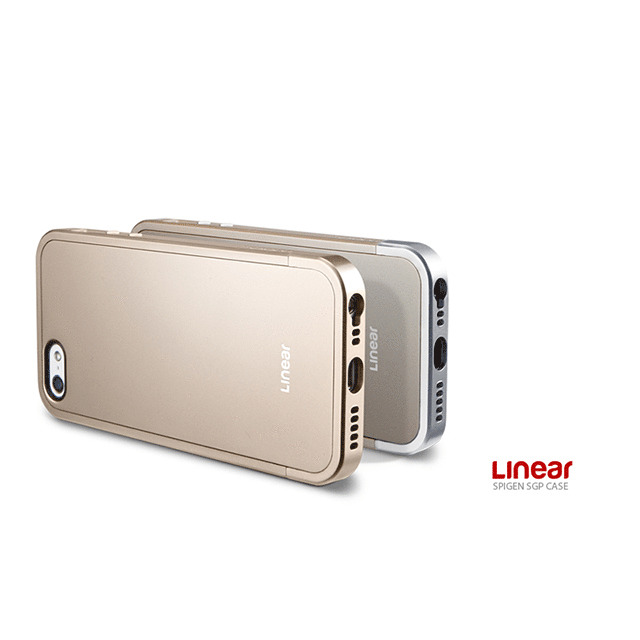 【iPhoneSE(第1世代)/5s/5 ケース】Linear Metal series (Champagne Gold)サブ画像