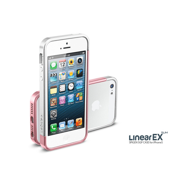 【iPhoneSE(第1世代)/5s/5 ケース】Linear EX SLIM Metal series (Metal Pink)サブ画像
