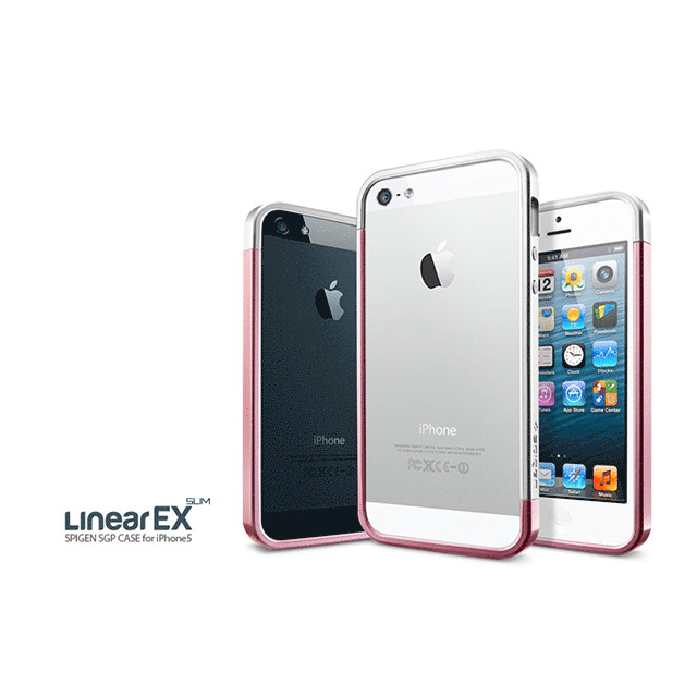 【iPhoneSE(第1世代)/5s/5 ケース】Linear EX SLIM Metal series (Metal Pink)サブ画像