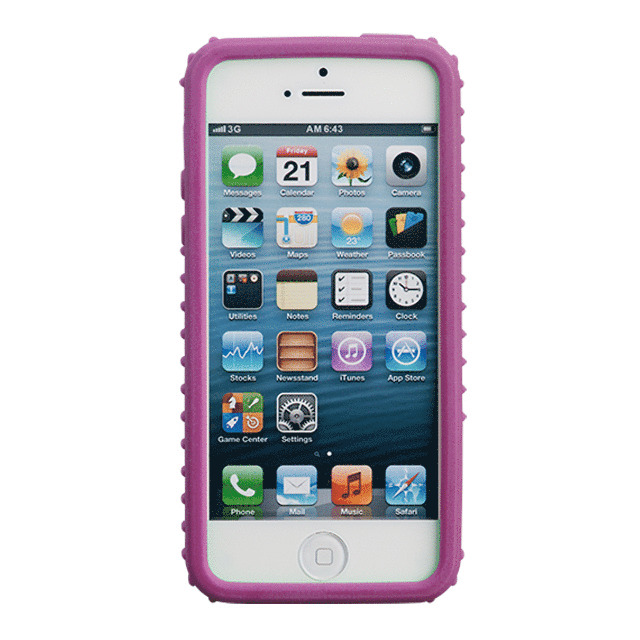 【iPhoneSE(第1世代)/5s/5 ケース】Creatures (Monsta Case, Dark Pink / Purple)サブ画像