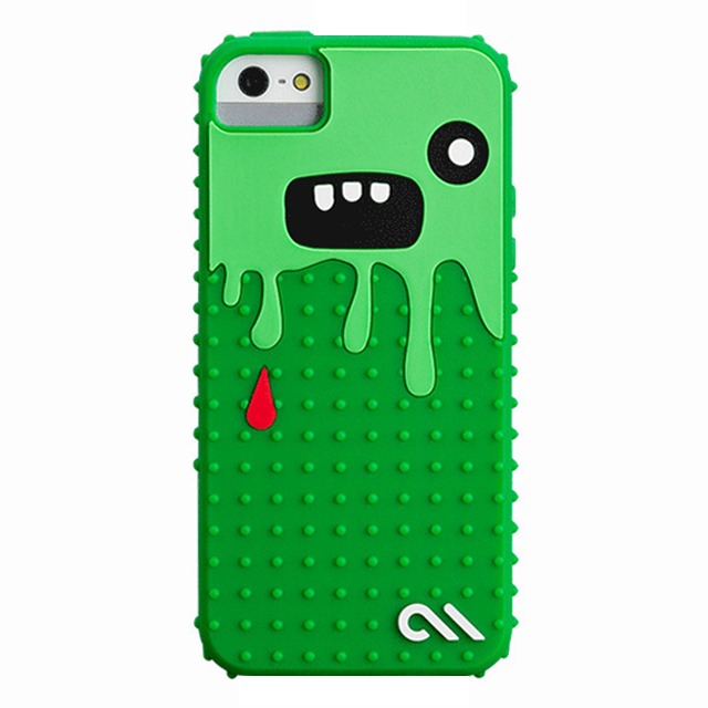 【iPhoneSE(第1世代)/5s/5 ケース】Creatures (Monsta Case, Dark Green / Green)