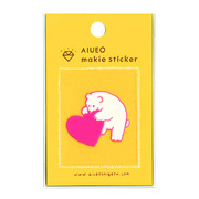 makie sticker (polar bear PK)