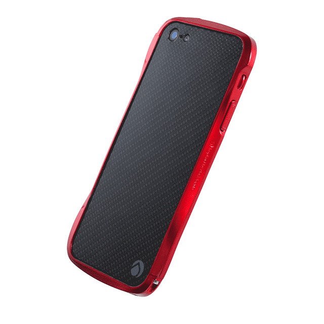 【iPhone5s/5 ケース】CLEAVE CRYSTAL BUMPER METALIC ＆ CARBON EDITION (Formula Red)サブ画像