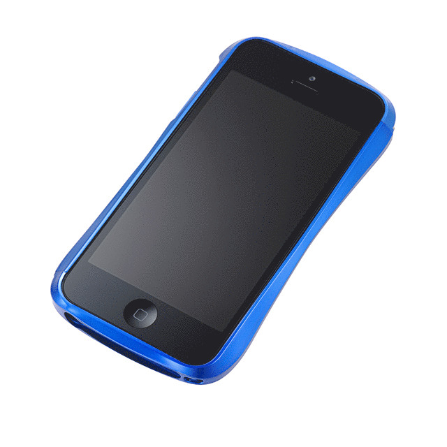 【iPhone5s/5 ケース】CLEAVE CRYSTAL BUMPER METALIC ＆ CARBON EDITION (Suzuka Blue)サブ画像