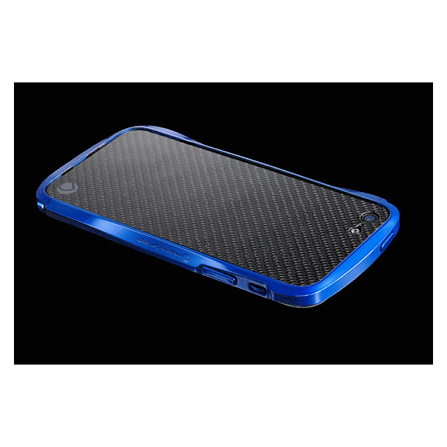 【iPhone5s/5 ケース】CLEAVE CRYSTAL BUMPER METALIC ＆ CARBON EDITION (Suzuka Blue)goods_nameサブ画像