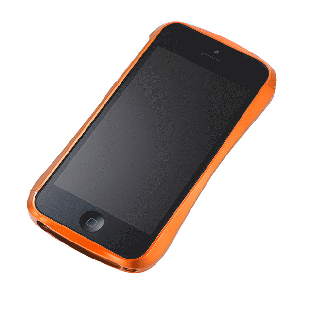 【iPhone5s/5 ケース】CLEAVE CRYSTAL BUMPER METALIC ＆ CARBON EDITION (Monaco Orange)サブ画像