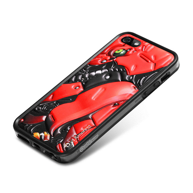 【iPhoneSE(第1世代)/5s/5 ケース】Cushi Plus (Robotics Red)サブ画像