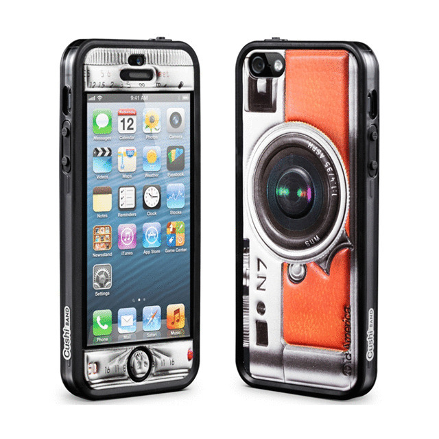 【iPhoneSE(第1世代)/5s/5 ケース】Cushi Plus (Camera Orange)