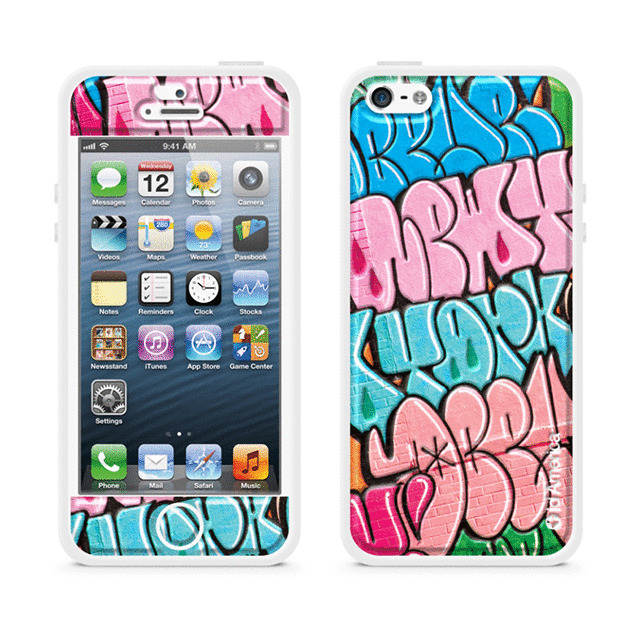 【iPhoneSE(第1世代)/5s/5 ケース】Cushi Plus (Graffiti Pink)サブ画像