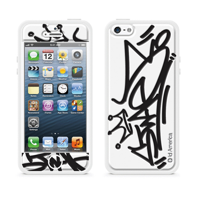 【iPhoneSE(第1世代)/5s/5 ケース】Cushi Plus (Graffiti White)サブ画像