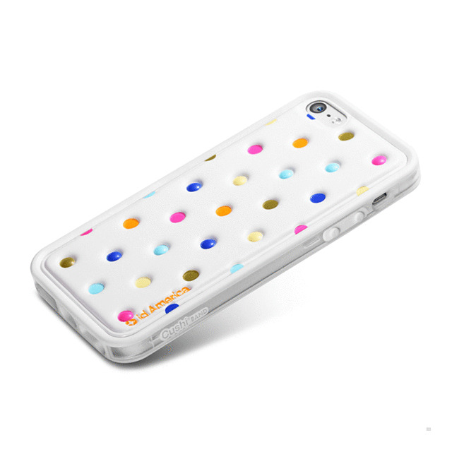 【iPhoneSE(第1世代)/5s/5 ケース】Cushi Plus (Dot White)サブ画像