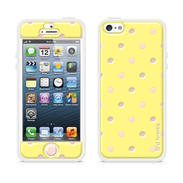 【iPhoneSE(第1世代)/5s/5 ケース】Cushi Plus (Dot Yellow)サブ画像