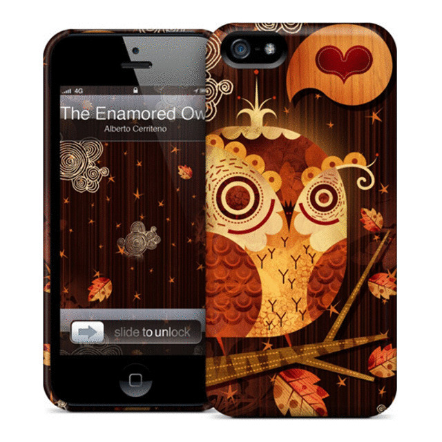 【iPhoneSE(第1世代)/5s/5 ケース】GELASKINS Hardcase Alberto Cerriteno The Enamored Owl