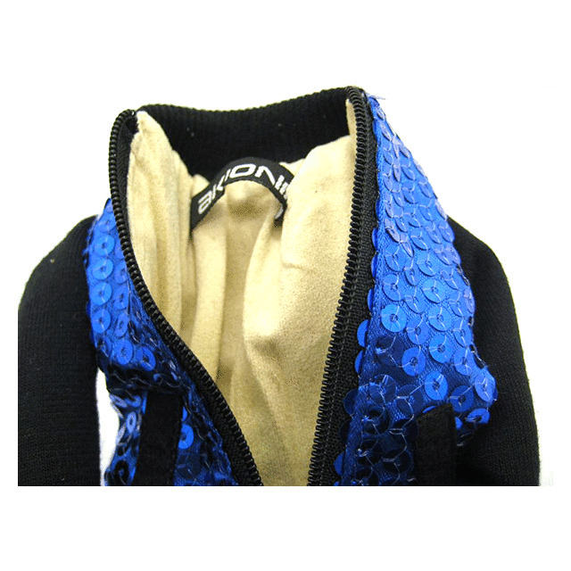 スマホジャケット (スパンコール ブルー/ブラック)サブ画像