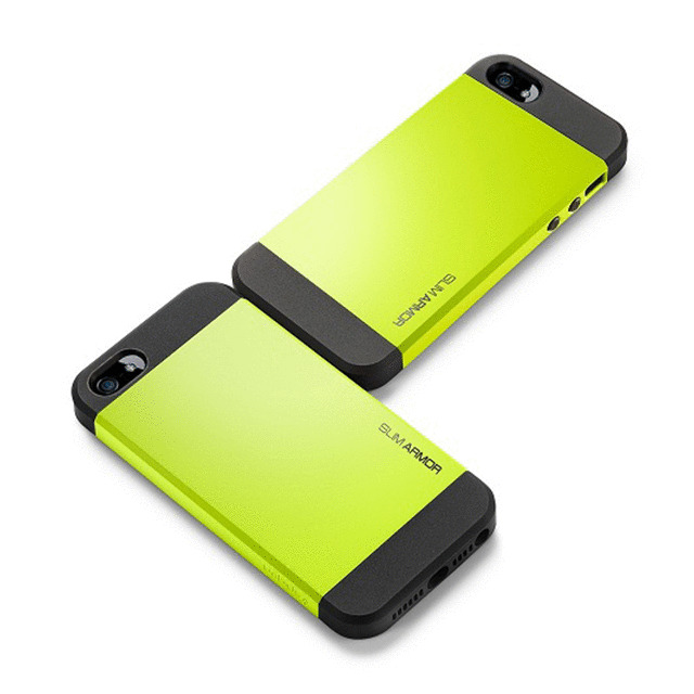 【iPhoneSE(第1世代)/5s/5 ケース】SPIGEN SGP Case Slim Armor Color Series Limegoods_nameサブ画像