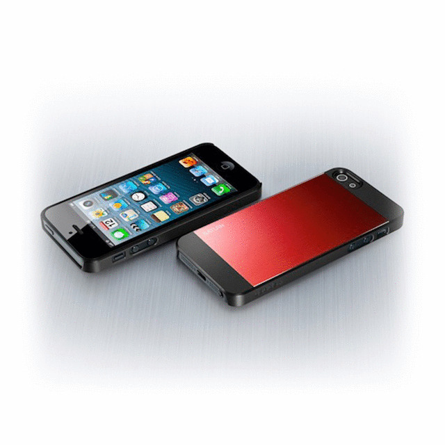 【iPhoneSE(第1世代)/5s/5 ケース】SPIGEN SGP Case Saturn series Metal Redサブ画像