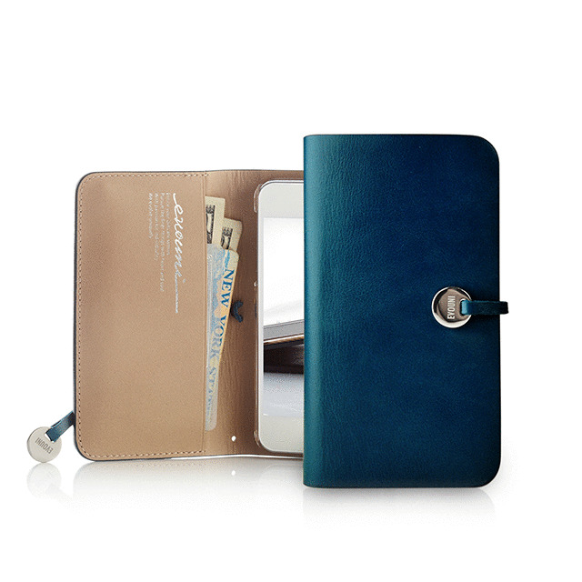 【iPhone5 ケース】Leather Arc Cover_iPhone5 Blueサブ画像