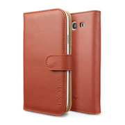 【GALAXY S3 ケース】Leather Wallet Case VALENTINUS (Vagatable Red)