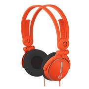 KIDZ GEAR Fold-flat Travel Headphones (Orange)